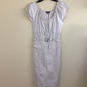 Metro Style Khaki Dress